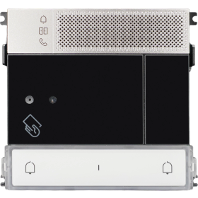 EGB Villa Modular Audio-Modul inkl. 1 bzw. 2 Klingeltasten, silber Villa MAE02
