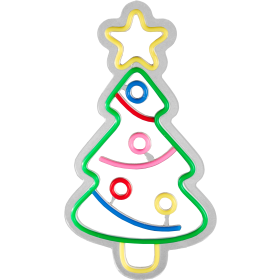 LED-Fenstersilhouette "Weihnachtsbaum" 2107-500