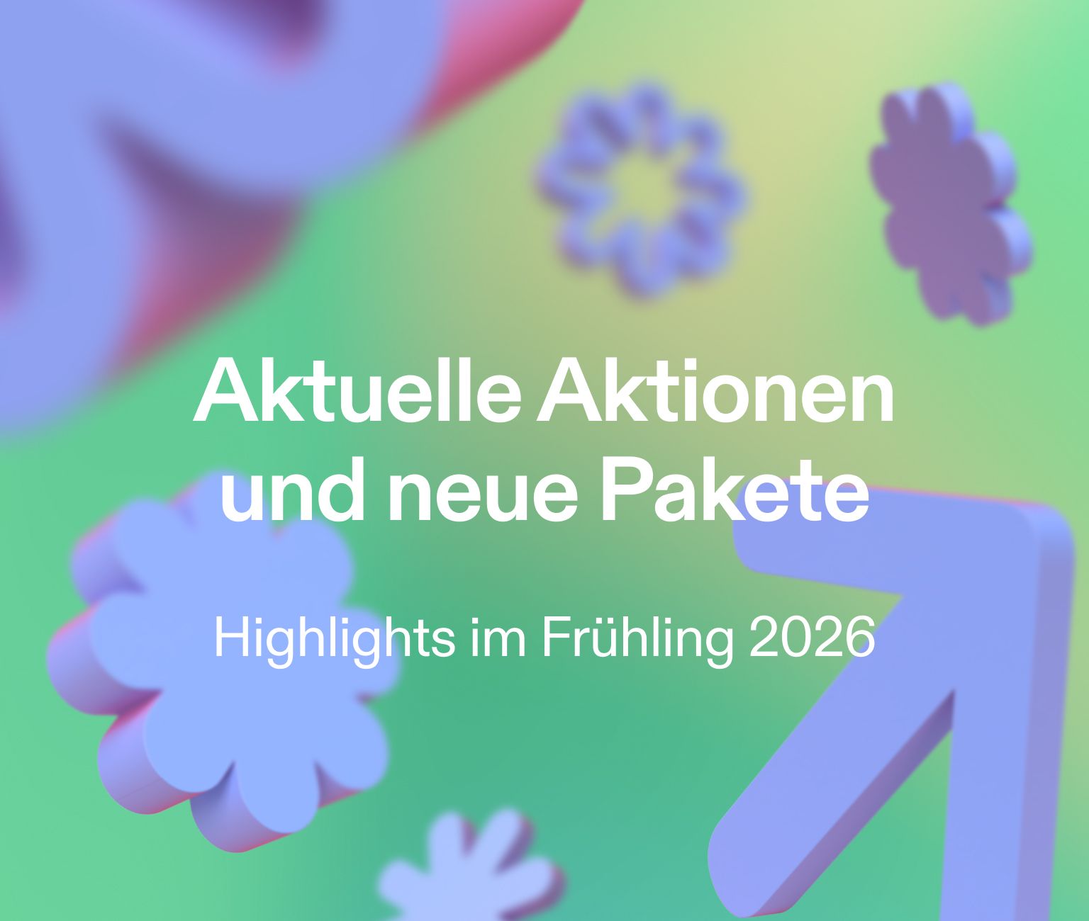 Werbebanner für Frühlingsaktionen bei eltric