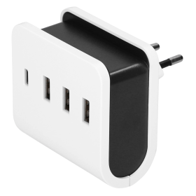 USB-Ladegerät 3A + 1C weiß 0020820103