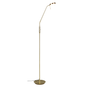 LED-Stehleuchte "Monza" messing 12W 423310108 2300, 3000, 4000K