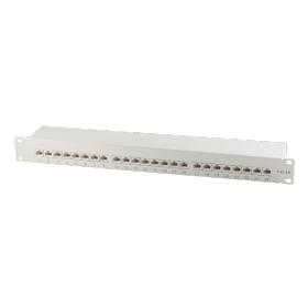 Patchpanel Cat.6 A 24 Ports 75078 grau