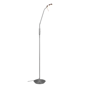 LED-Stehleuchte "Monza" Nickel 12W 423310107 2300, 3000, 4000K
