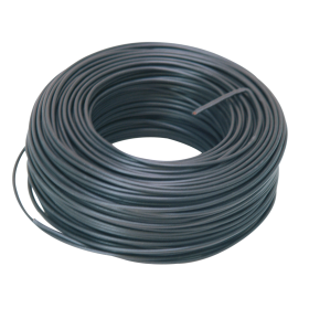 H03VVH2-F 2x0,75 schwarz 100m Ringe BauPVO-EN 50575/Brandklasse: E