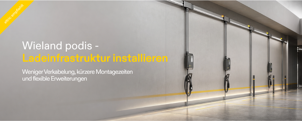 Wieland podis - Ladeinfrastruktur installieren