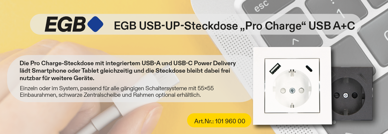 EGB USB-UP-Steckdose