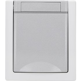 Pacific FR Schuko-Steckdose grau 90591008-DE