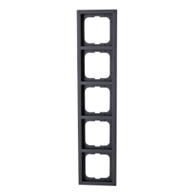 BJ Rahmen 5-fach schwarz matt 1725-885K