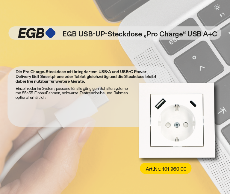 EGB USB-UP-Steckdose
