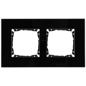 EGB V55 Glasrahmen 2-fach schwarz