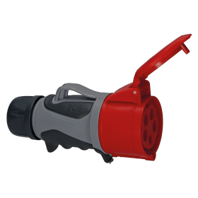 PCE CEE-Kupplung 32A 5pol. "GRIP TT" 2253-6TT mit schraubenloser Anschlusstechnik