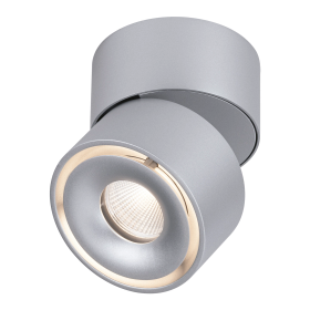 LED-Anbaustrahler 8W 3000K 530lm, chrom matt 230V, Abstr.< 32°, schwenkbar 93375