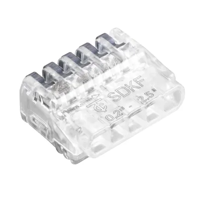 EGB Steckklemmen SDKF 5 transp./anthrazit | eltric Online Shop