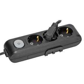 Panasonic 3-fa.Steckdosenleiste 1,5m schw.m.Schalt WLTA04312BL-EU1