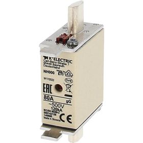 NH Sicherung Größe 000, 500V AC, 80A 140680