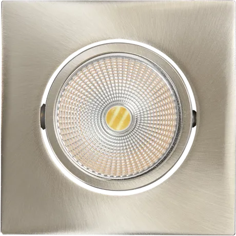 LED-Einbaustrahler Ra>90, Switch-CCT-DIM, 7,5W, nickel-gebürstet ...