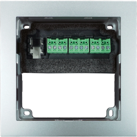 EGB Villa Modular Rahmen und Modulträger UP 1-fach, silber Villa MGU1002