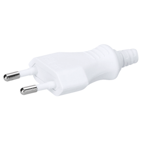 Euroflach-Stecker weiß 900.003 mit Schraubanschluss