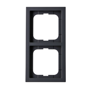 BJ Rahmen 2-fach schwarz matt 1722-885K