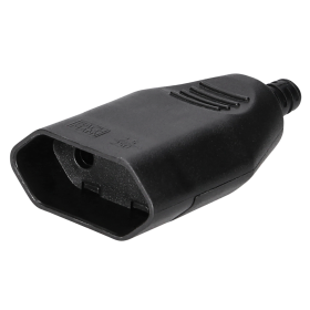 Euroflach-Kupplung schwarz 900.004