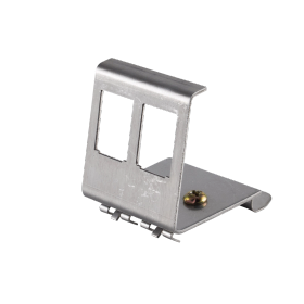 Keystone Halter für Hutschiene, 2-fach, STP 08-10022