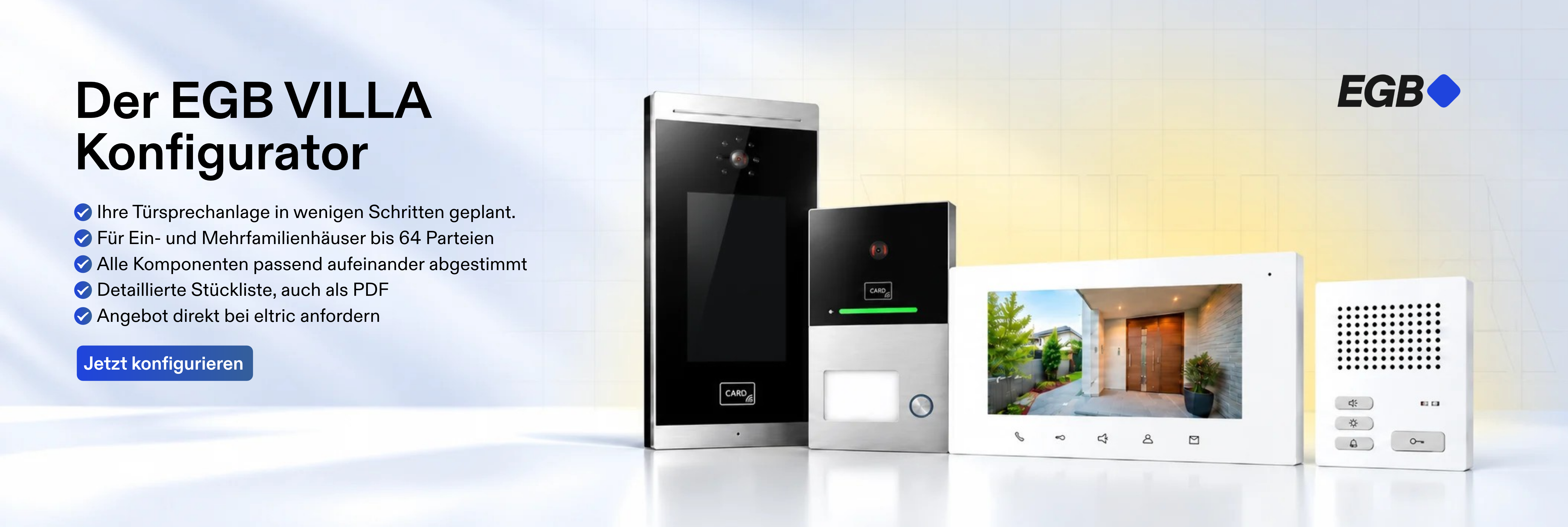 Villa-Konfigurator Banner Slider
