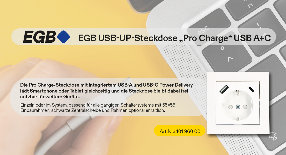 EGB USB-UP-Steckdose