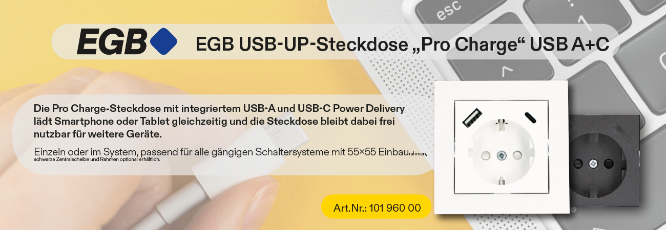 EGB USB-UP-Steckdose