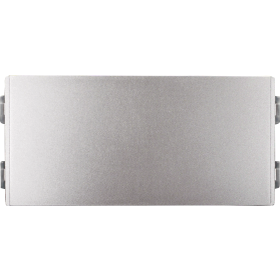 EGB Villa Modular Blindabdeckung für Klingeltaste 2-fach, silber Villa MBT2002