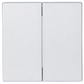 Karre Serienwippe 2-fach silber 92205002 / 92510002