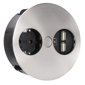 TWIST 1xSchuko, 1x USB Doppelcharger 931.031