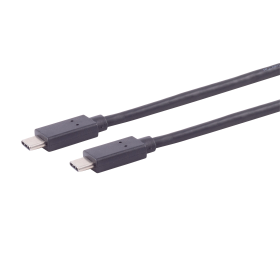 USB Kabel 3.2, USB Typ C auf USB Typ C, schw,1,5m 13-48155
