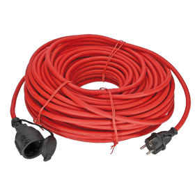 Gummi-Verlängerung H07RN-F 3G1,5 rot 50m