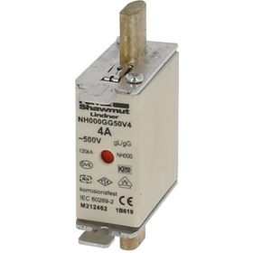 NH Sicherung Größe 000, 500V AC, 4A 140604