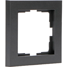 EGB Pro Charge Rahmen 1fach 55x55 schwarz matt