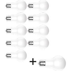 Aktion GreenLED Filament Lampe AGL klar E27 3,8W 806lm 9+1 Inhalt: 10 Stück (9+1 kostenlos)