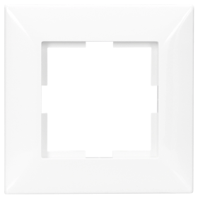 EGB Meridian Standard 1-fach Rahmen reinw. 92522201