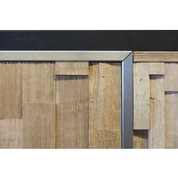 PARO Spaltholz Zubehör Alu RAL 9006