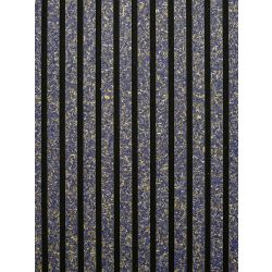 INKU PARO AKUSTIK PAO3035 Kornblume blau SCHWARZES VLIES, Beschichtung Organoid®