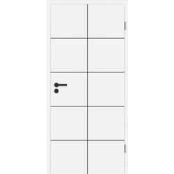 JOKA-Innentür Weißla.9016 Modern Black22 Kante A9 2mm, BB-Schloss, Bänder V 0020