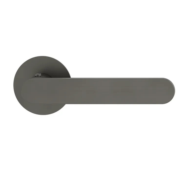 Türdrücker AVUS PIATTA 'S' SMART2LOCK Kaschmirgrau 'KGR' TS 40-45 mm Flachrosette RUND DR