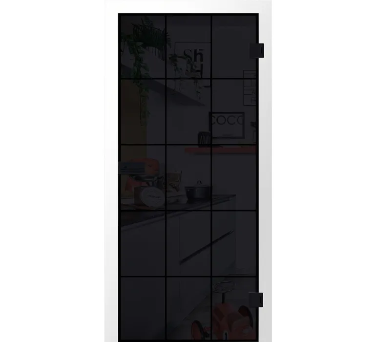 JOKA Glastür CUBUS 4,BLACKLINE Dark Grey