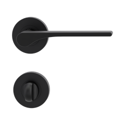 Drückergarnitur LEAF LIGHT Graphitschwarz 'GSC', TS 40-45 mm, GK4