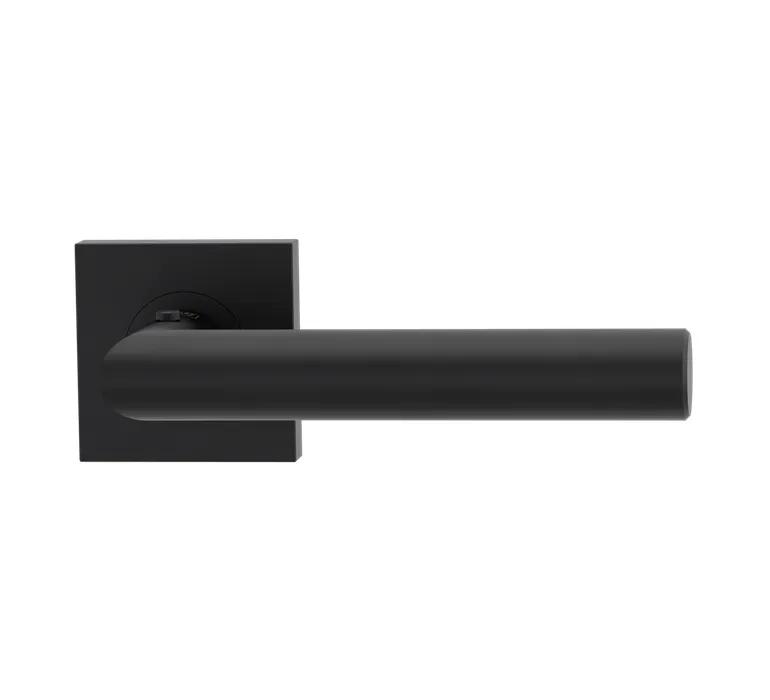 Türdrücker LUCIA SMART2LOCK ECKIG Graphitschwarz 'GSC' TS 40-45 mm Schraubrosette ECKIG DR