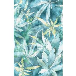 Photomural aquamarine 150 g basic non-woven GBA-053-121 Cannabis