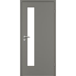 Tür G-TEC Staubgrau LA4S kl. Rundkante, BB-Schloss, Bänder V 0020