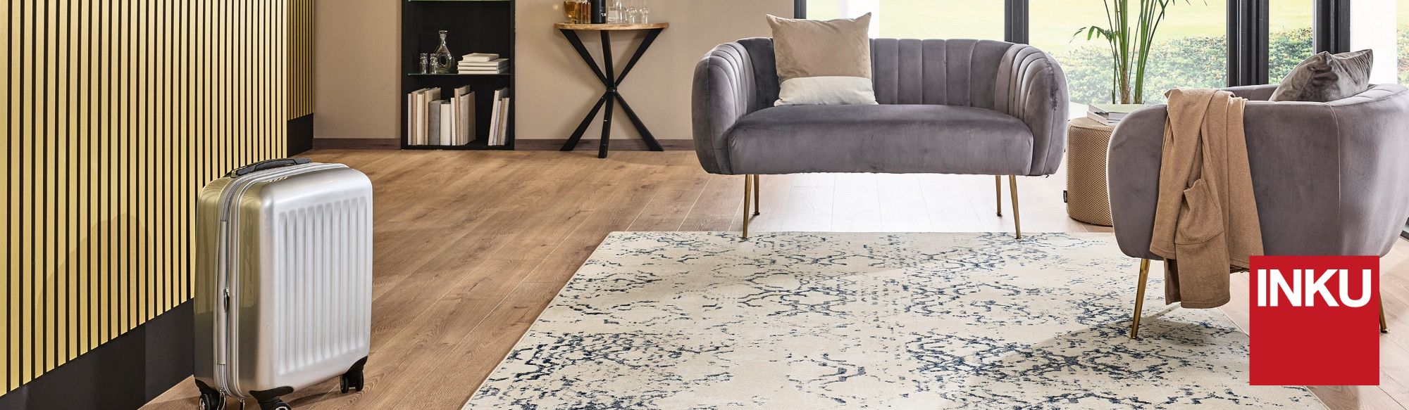 Image of the Arriva Carpet Collection by INKU featuring a selection of modern carpets.