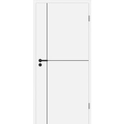 JOKA-Innentür Weißla.9016 Modern Black23 Kante A9 2mm, BB-Schloss, Bänder V 0020