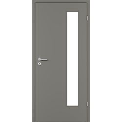 Tür G-TEC Staubgrau LA4B kl. Rundkante, BB-Schloss, Bänder V 0020