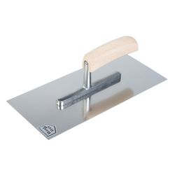INKU Glättkelle 280 x 130 mm rostfrei mit Holzgriff 2010213